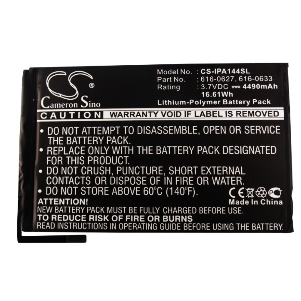 Batterier Ersätter MD530LL/A
