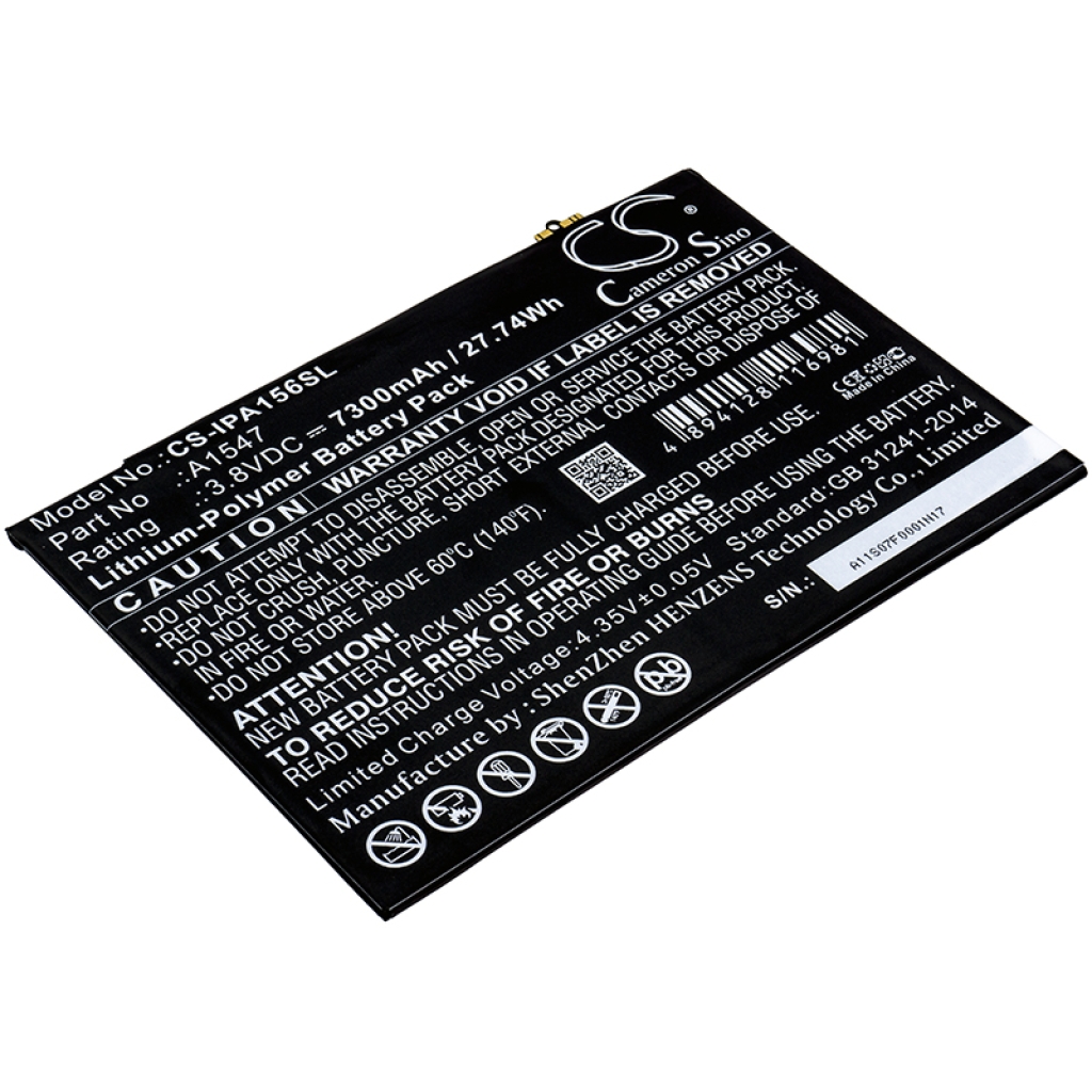 Tablet Battery Apple CS-IPA156SL