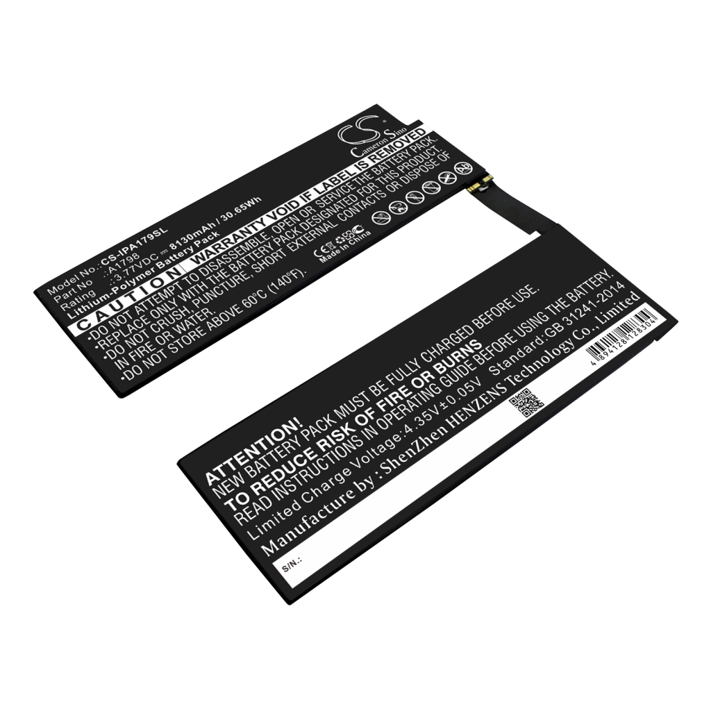 Tablet Battery Apple CS-IPA179SL