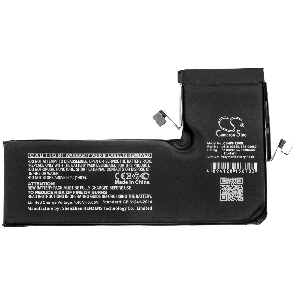 Batterier till mobiltelefoner Apple CS-IPH120SL