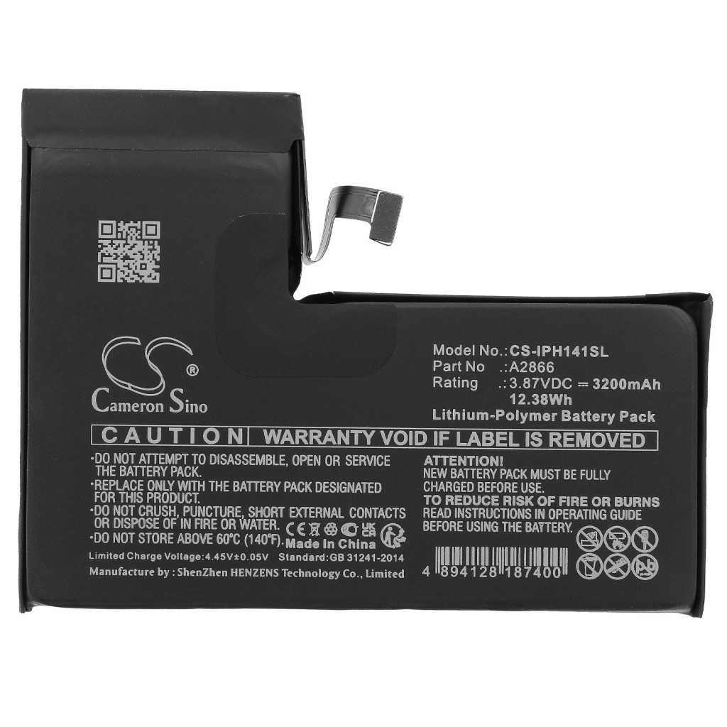 Batterier till mobiltelefoner Apple CS-IPH141SL