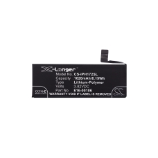 Compatible battery replacement for Apple 616-00106,616-00107