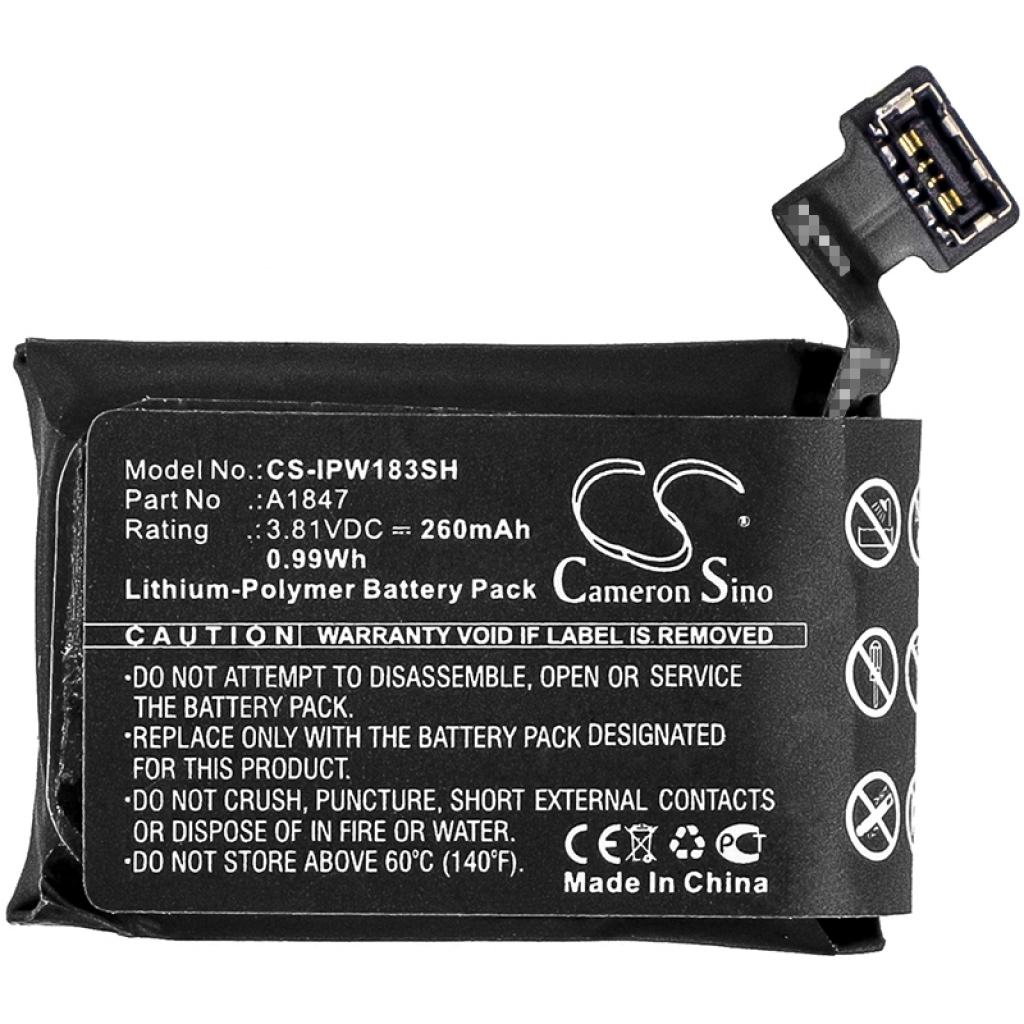 Batterier för smarta klockor Apple CS-IPW183SH