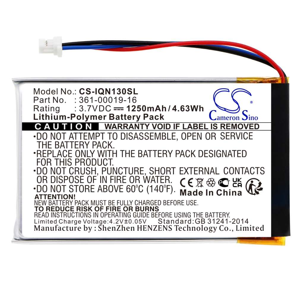 Batterier Ersätter Nuvi 1375T