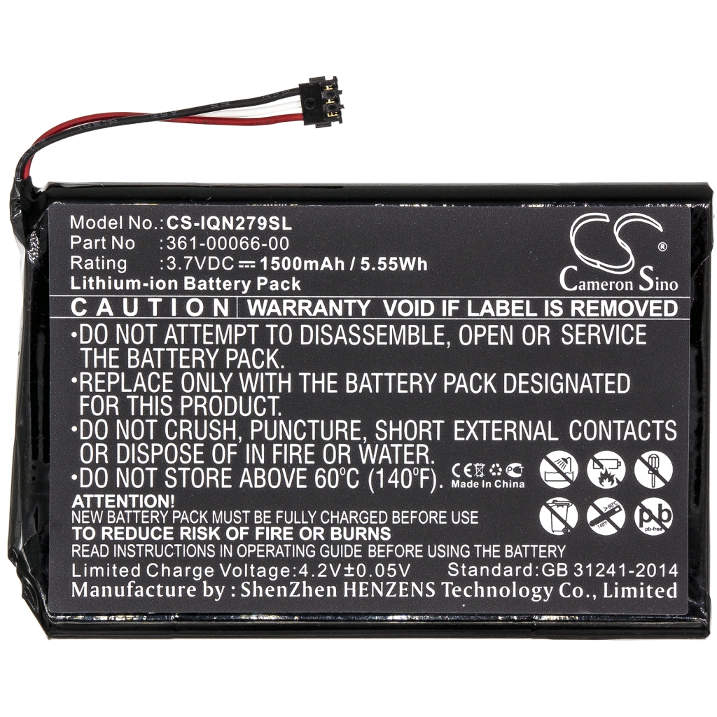 Batterier för navigering (GPS) Garmin CS-IQN279SL