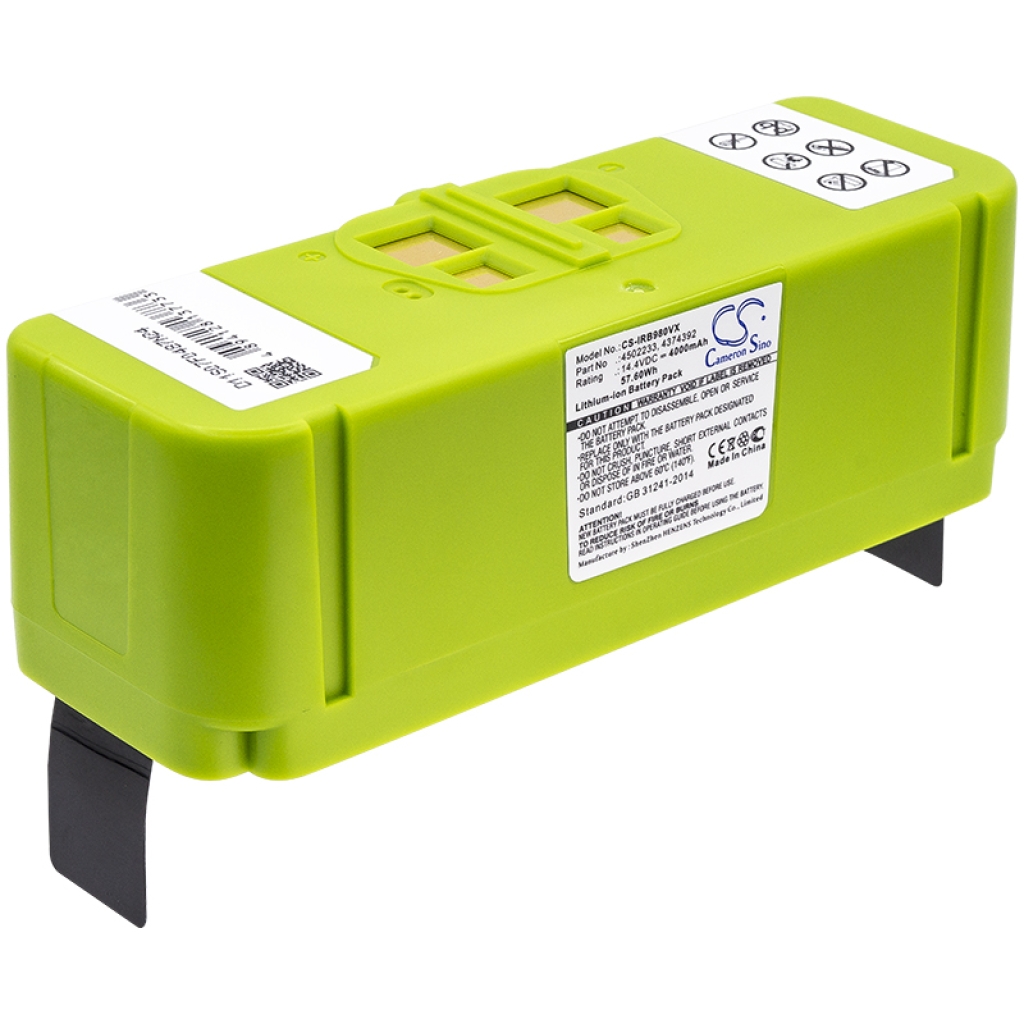 Batterier till dammsugare iRobot CS-IRB980VX