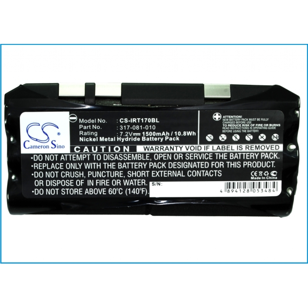 Batterier för skanner Intermec CS-IRT170BL