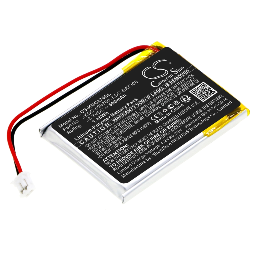 Batterier Ersätter KDC-699700