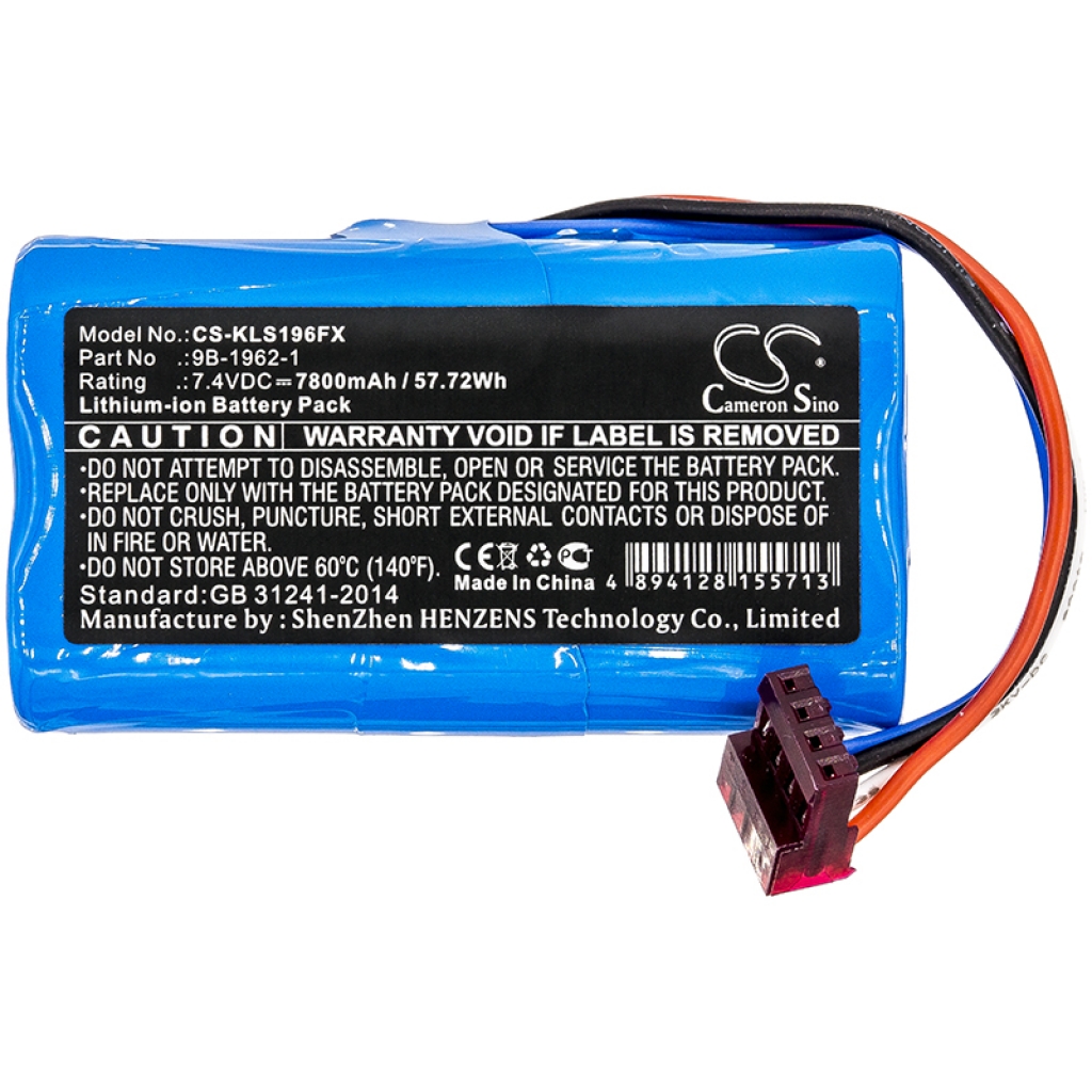 Batterier Batterier till ficklampor CS-KLS196FX