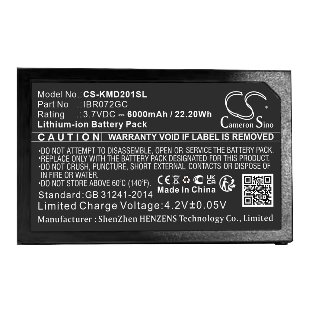 Battery Replaces IBR072GC