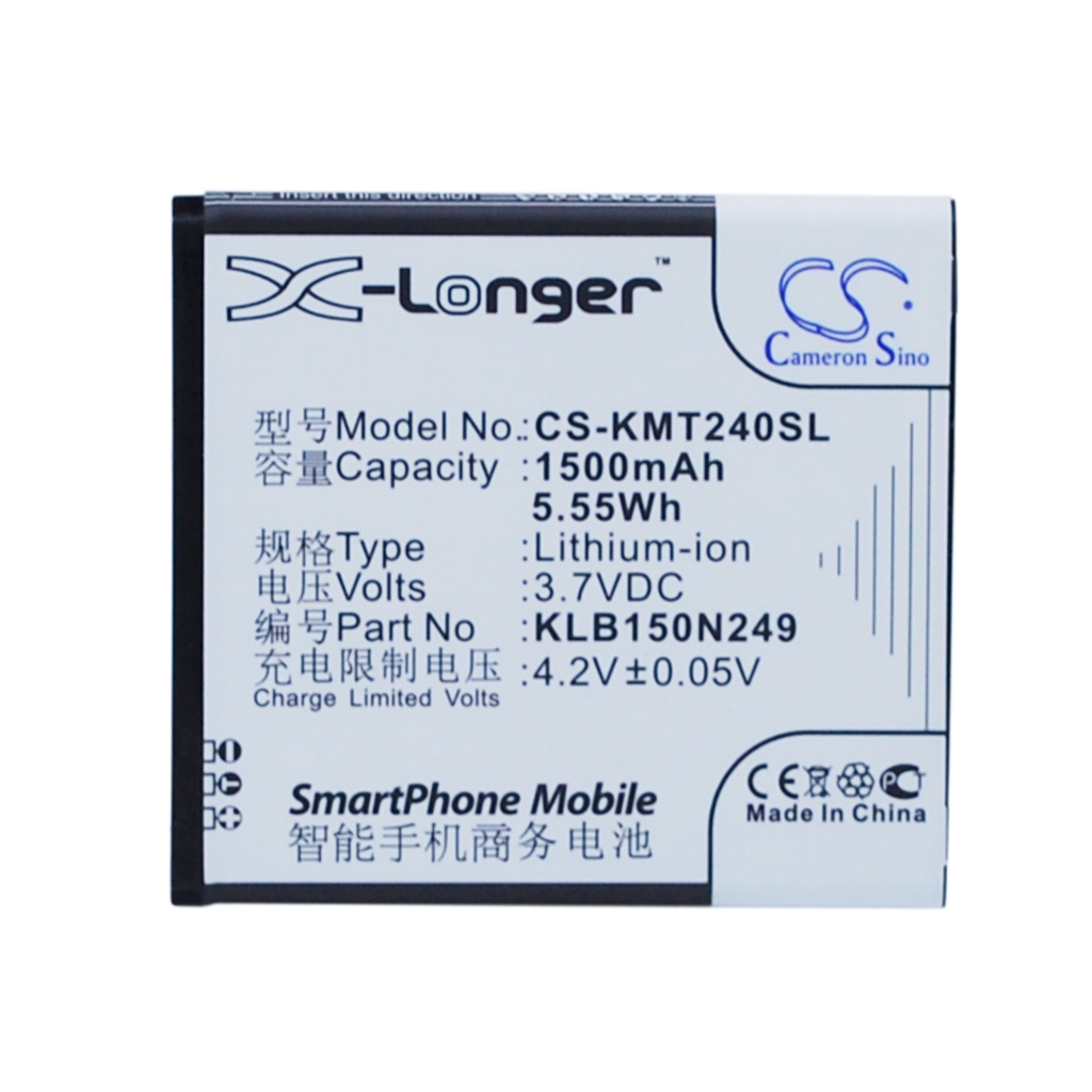 Batterier till mobiltelefoner Brondi CS-KMT240SL