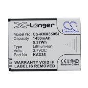 CS-KMX350SL<br />Batteries for   replaces battery KAX35