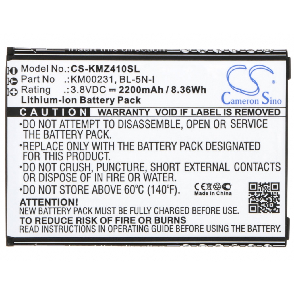 Batterier Ersätter KM00231