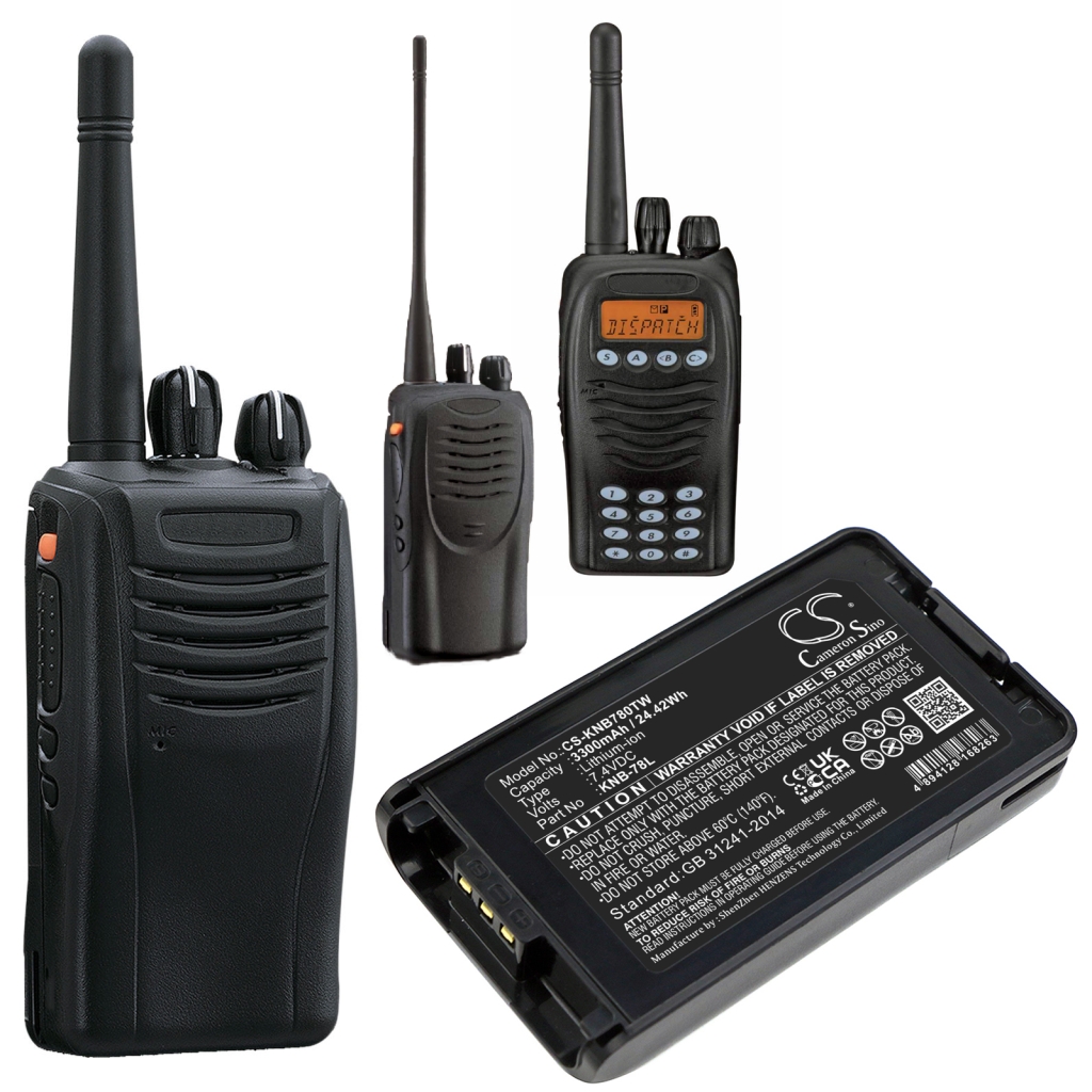 Two-Way Radio Battery Kenwood CS-KNB780TW