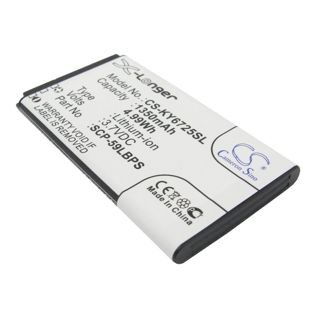 Batterier till mobiltelefoner Kyocera CS-KY6725SL