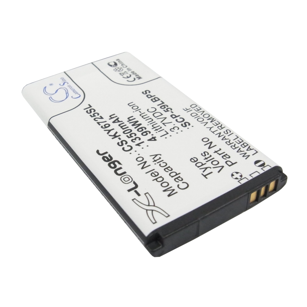 Batterier till mobiltelefoner Kyocera CS-KY6725SL