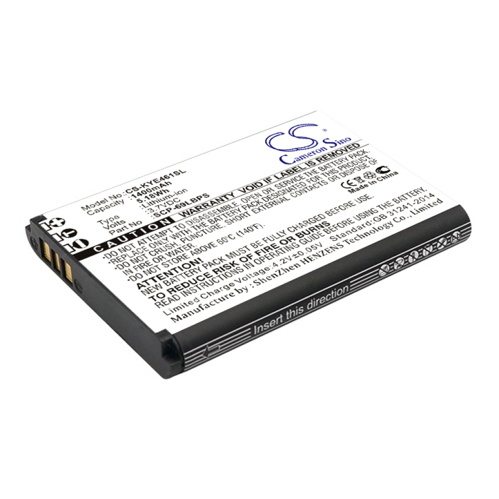 Batterier till mobiltelefoner Kyocera CS-KYE461SL