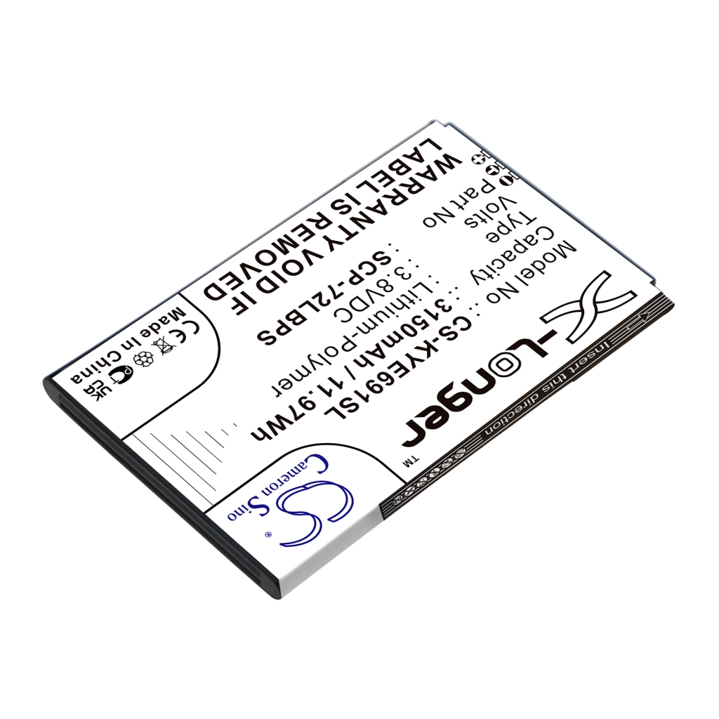 Batterier till mobiltelefoner Kyocera CS-KYE691SL