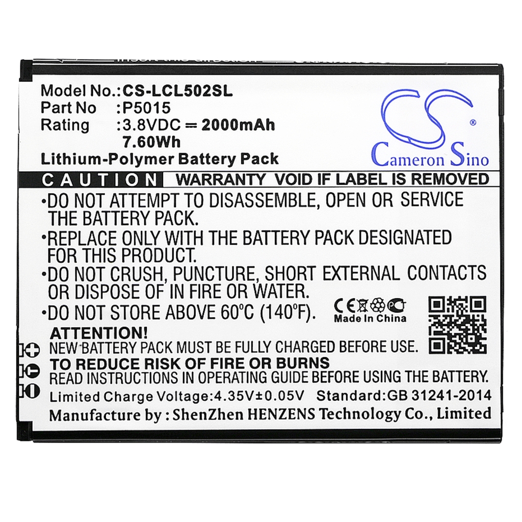 Batterier Ersätter P5015(1ICP4/58/74)