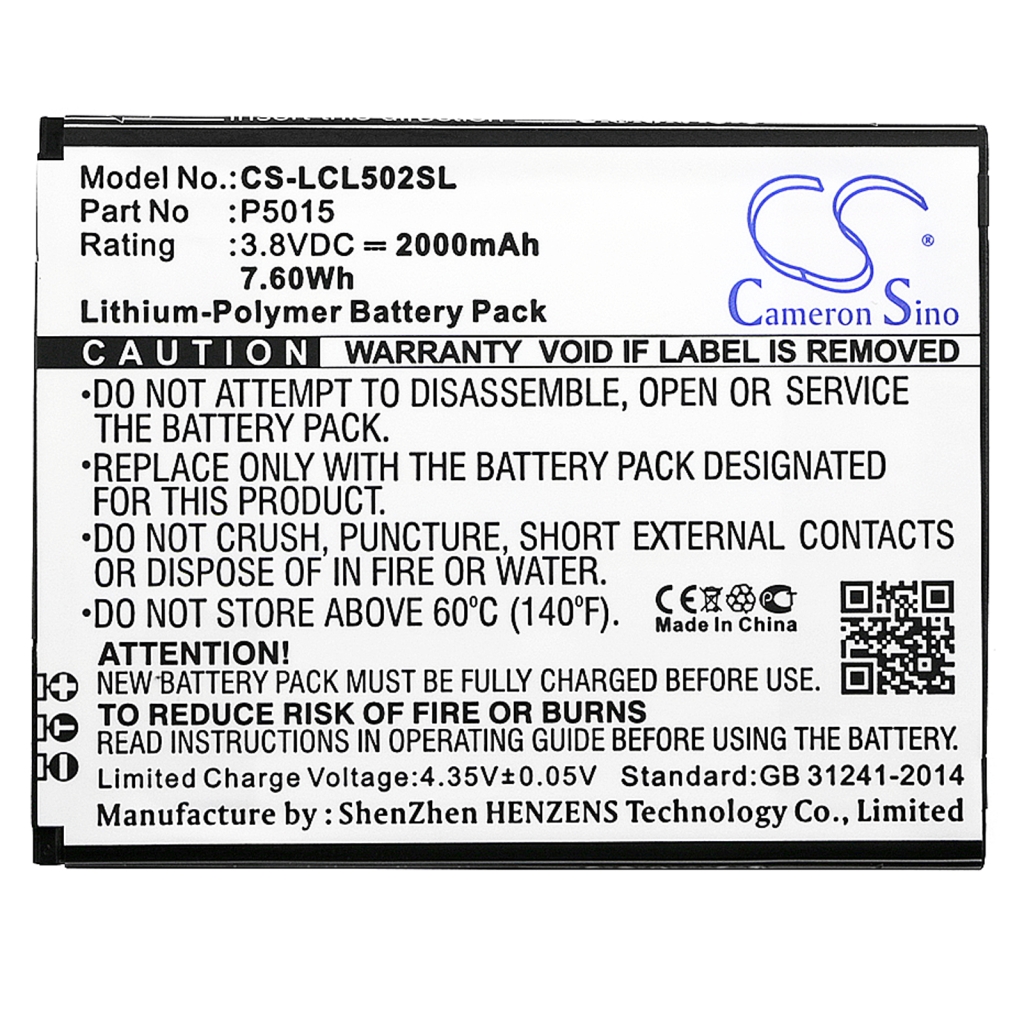 Batterier till mobiltelefoner Logicom CS-LCL502SL