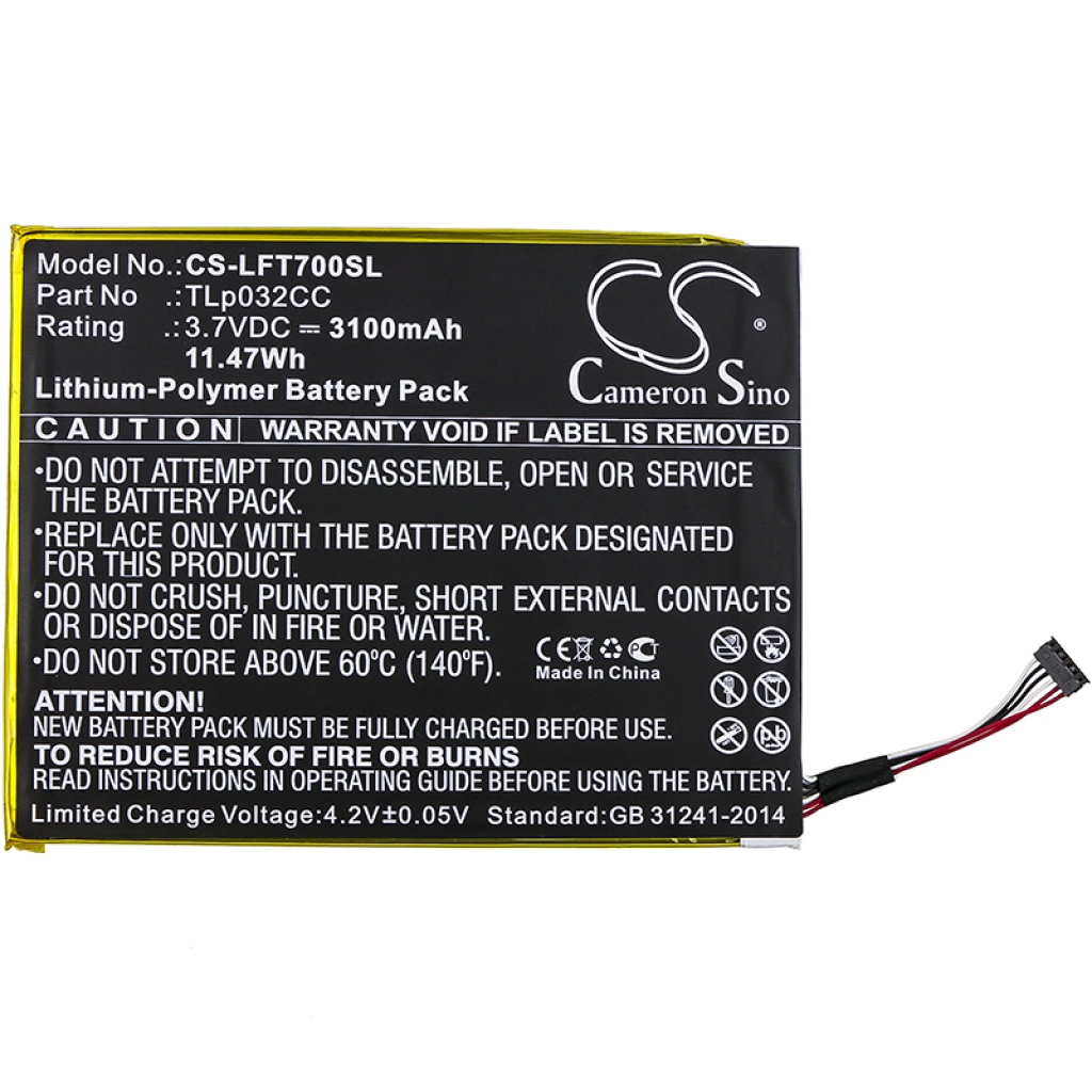 Batterier Ersätter OT-9023A