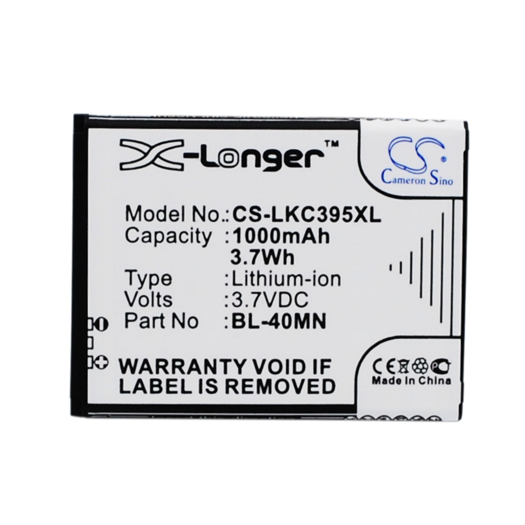 Mobile Phone Battery LG Xpression C395C