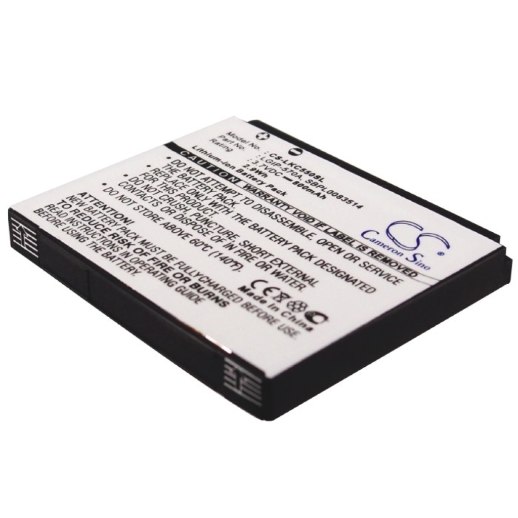 Batterier till mobiltelefoner LG CS-LKC550SL