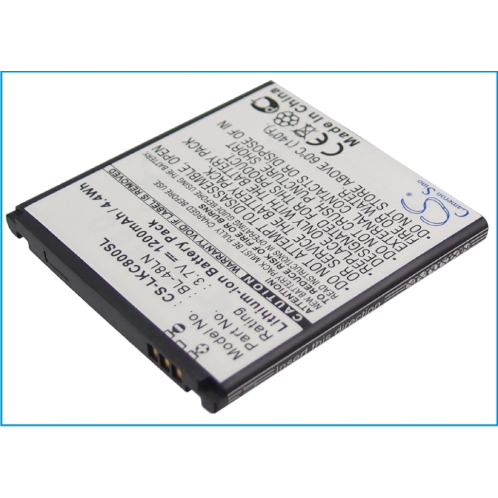 Mobile Phone Battery LG Gray C800