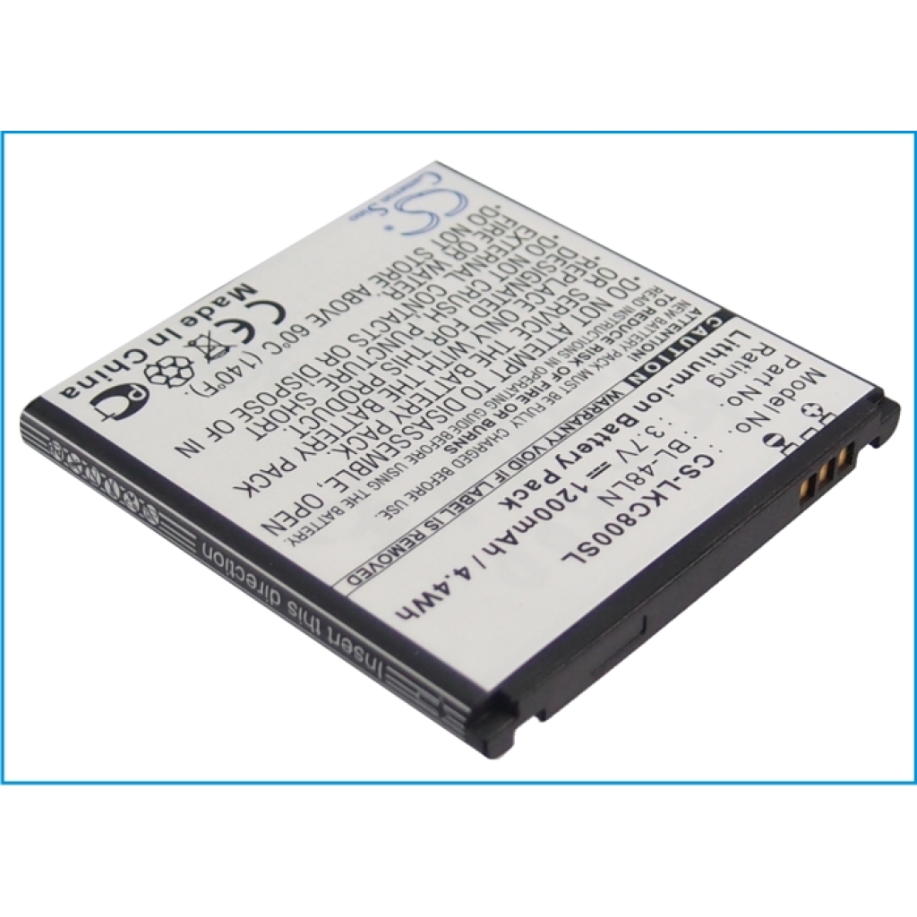 Mobile Phone Battery LG Gray C800