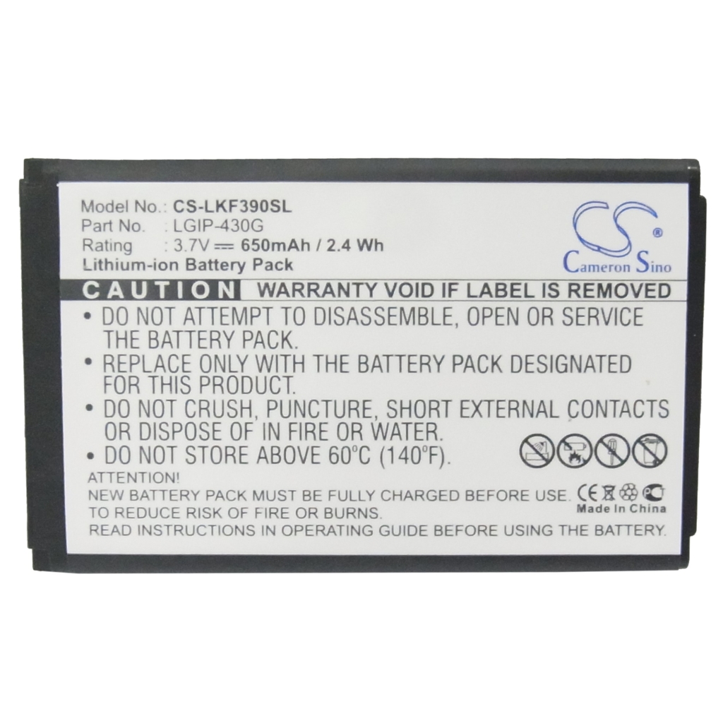 Mobile Phone Battery LG KF390