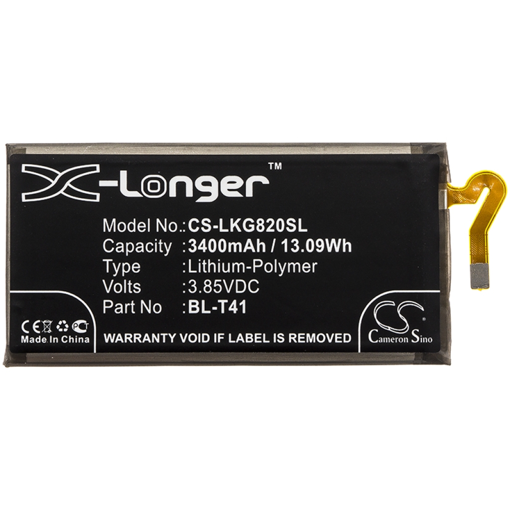 Batterier Ersätter G8 ThinQ LMG820UMB