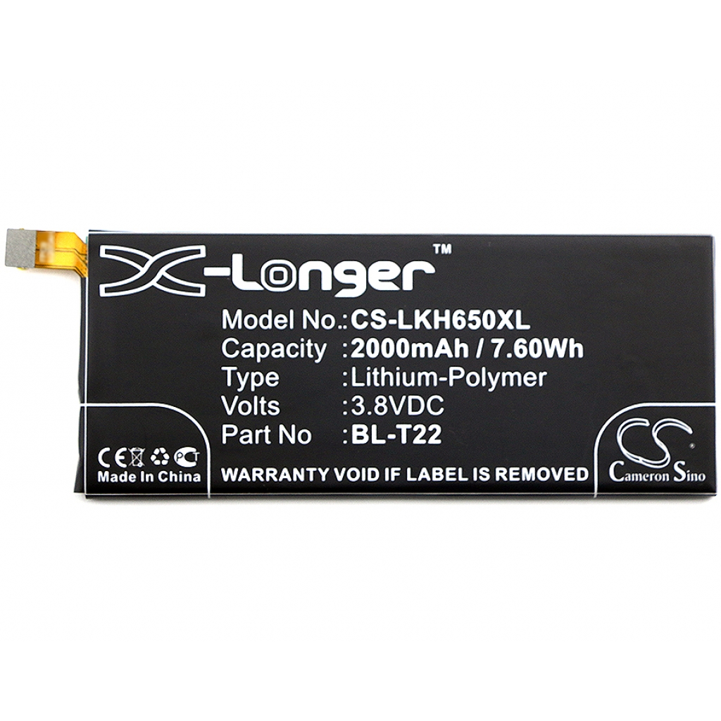 Batterier Ersätter BL-T22