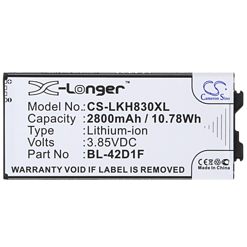 Batterier för medicintekniska produkter Lg CS-LKH830XL