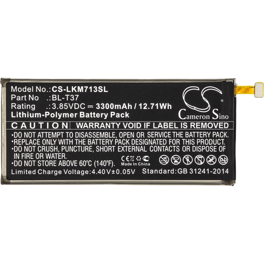 Batterier Ersätter LM-Q710MS