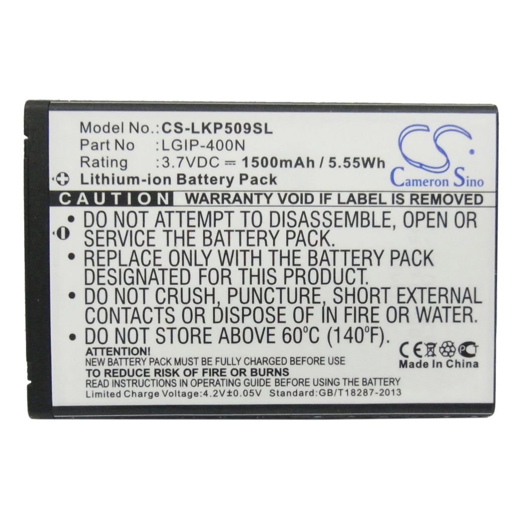 Mobile Phone Battery LG Optimus P500