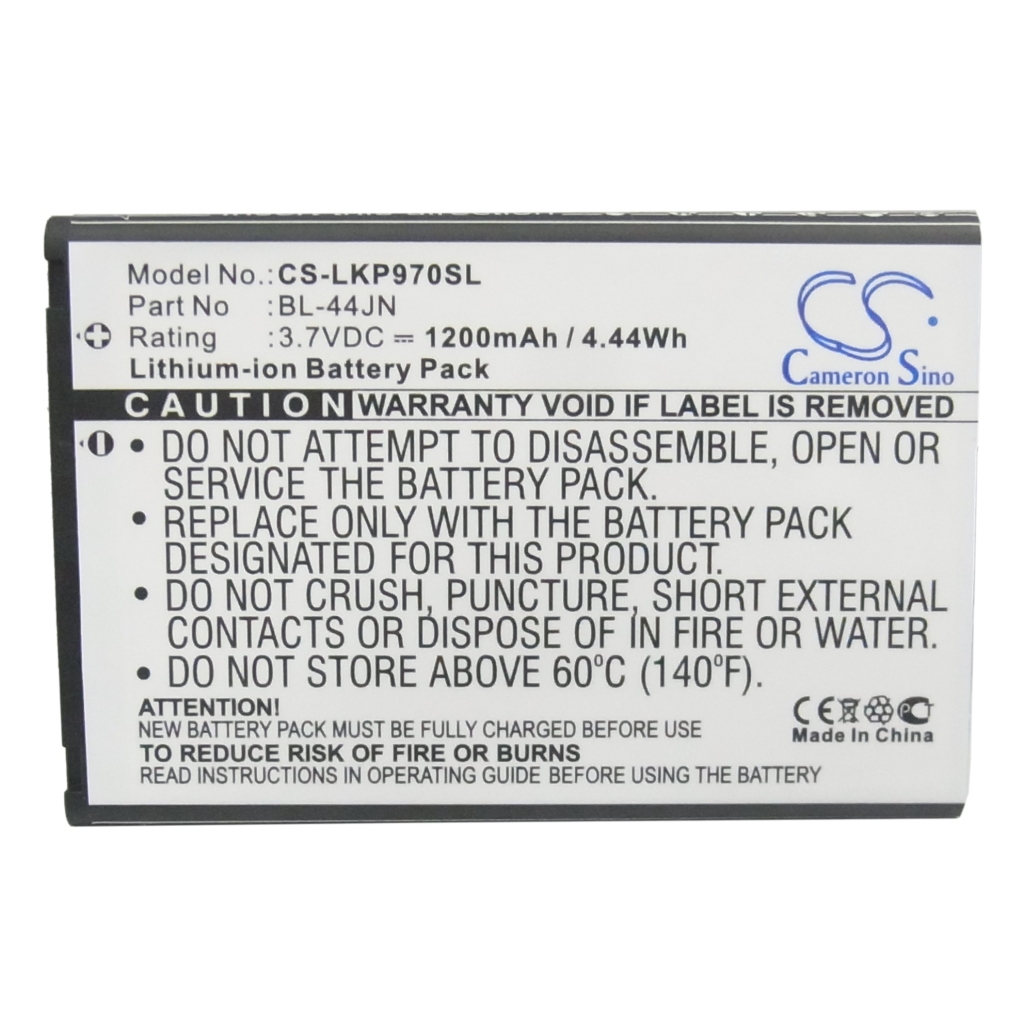 Batterier för medicintekniska produkter Lg CS-LKP970SL