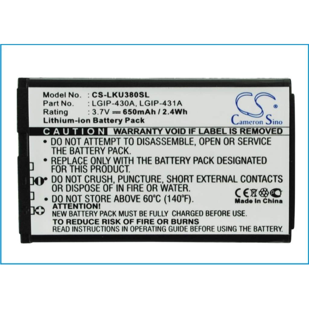 Battery Replaces SBPL0096602