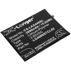 Compatible battery replacement for LG LG4000STCL02