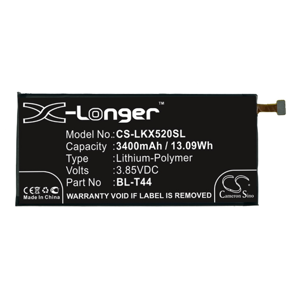 Batterier till mobiltelefoner LG CS-LKX520SL