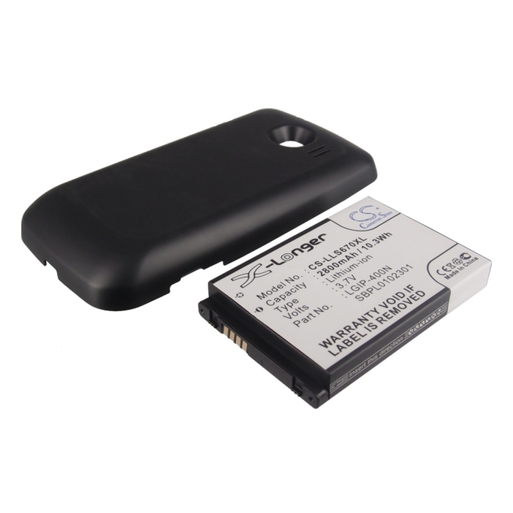 Batterier till mobiltelefoner LG CS-LLS670XL