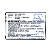 CS-LMS345SL<br />Batteries for   replaces battery BL-41ZH