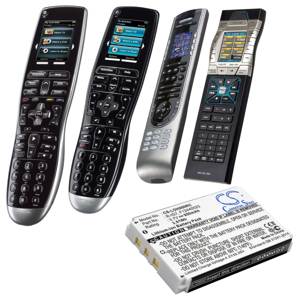 Remote Control Battery Logitech CS-LOH880RC