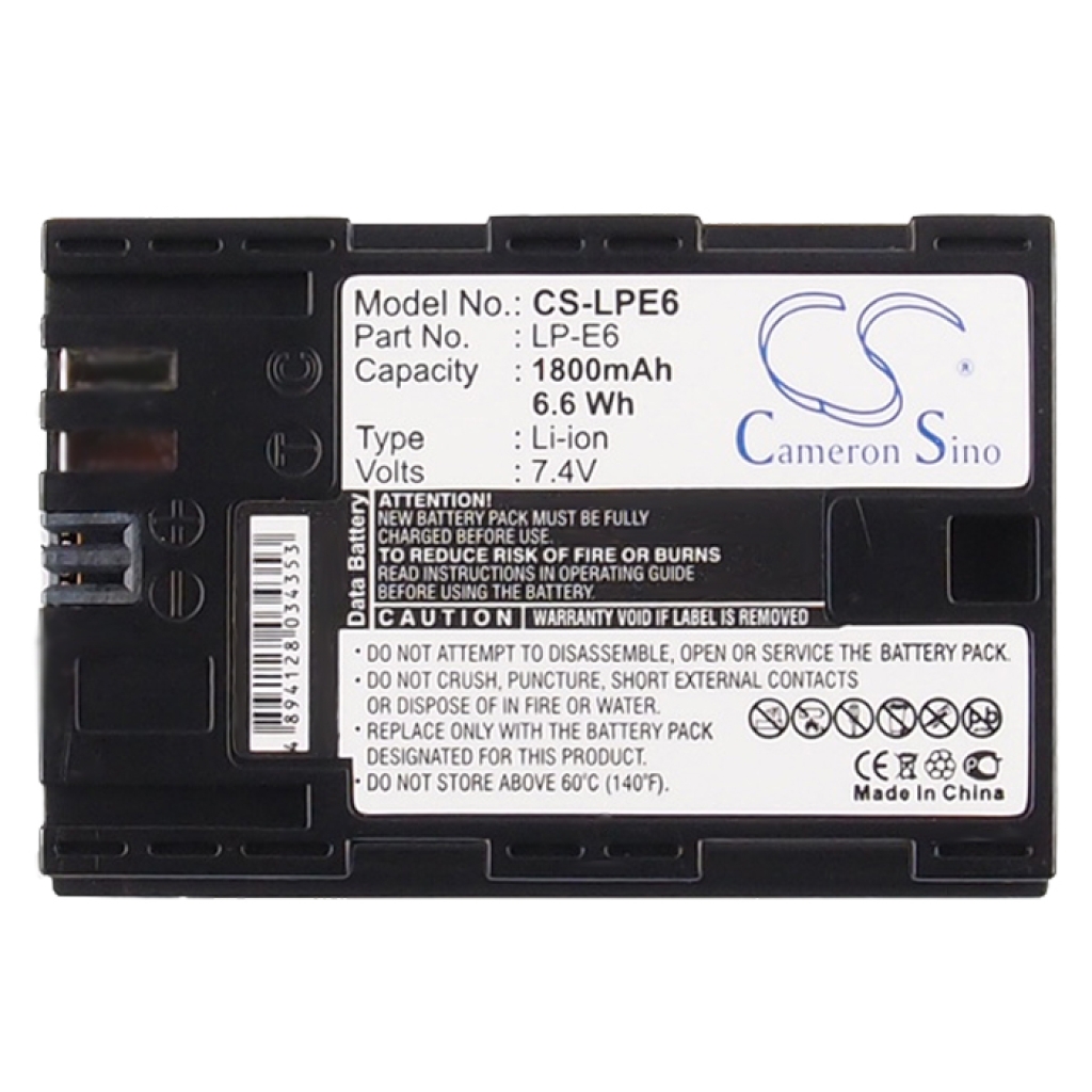 Medical Battery Canon CS-LPE6