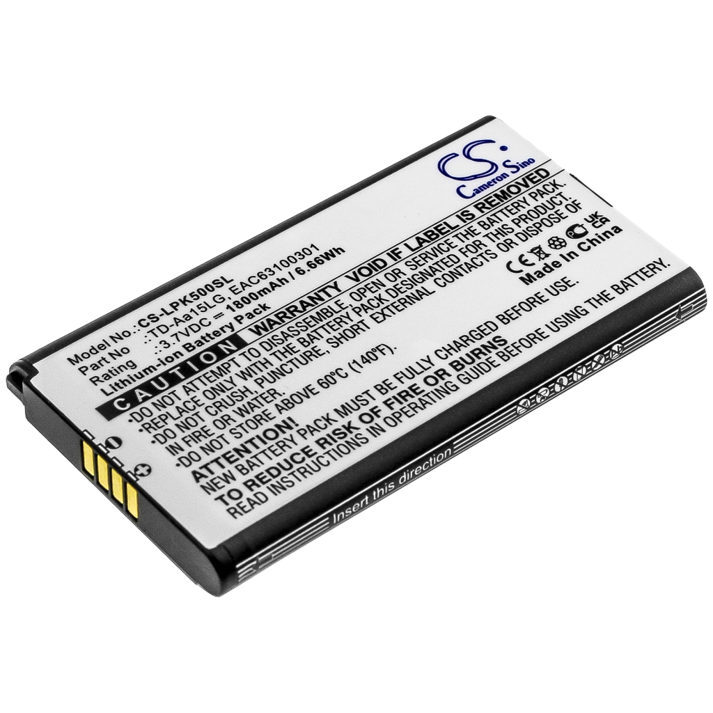 Batterier till högtalare Lg CS-LPK500SL