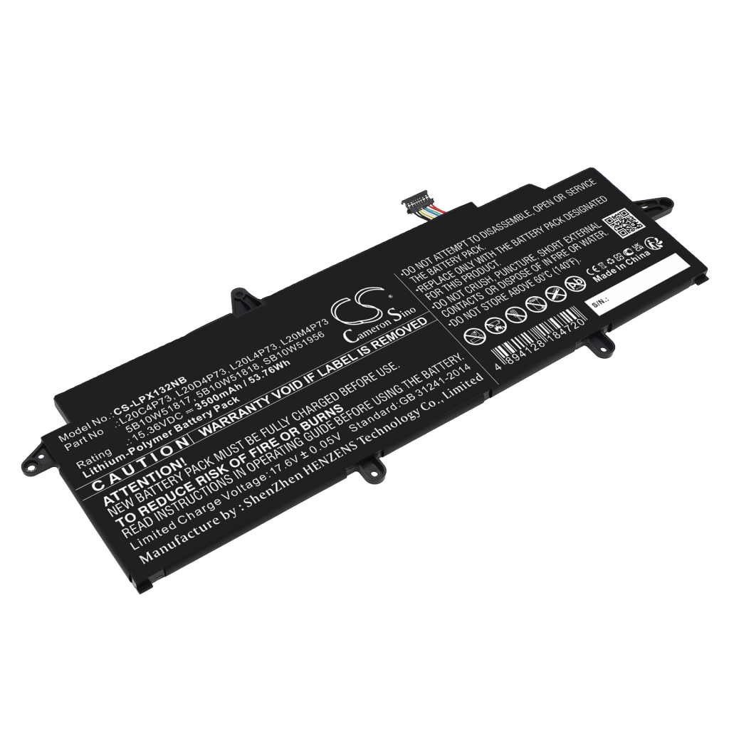 Batterier Ersätter ThinkPad X13 Gen 2(Intel)-20WL0006MS