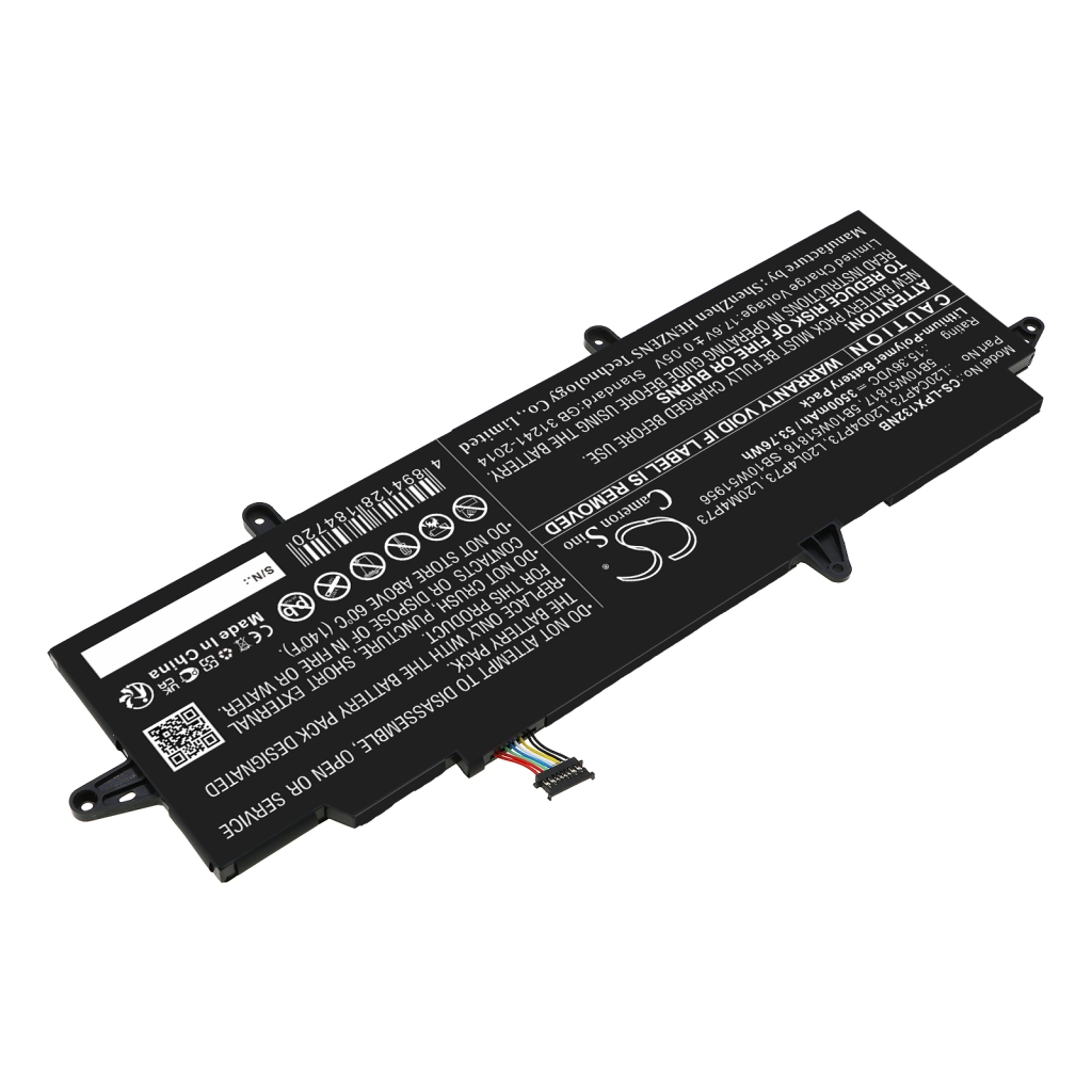Batterier Ersätter ThinkPad X13 Gen 2(Intel)-20WK001MCK