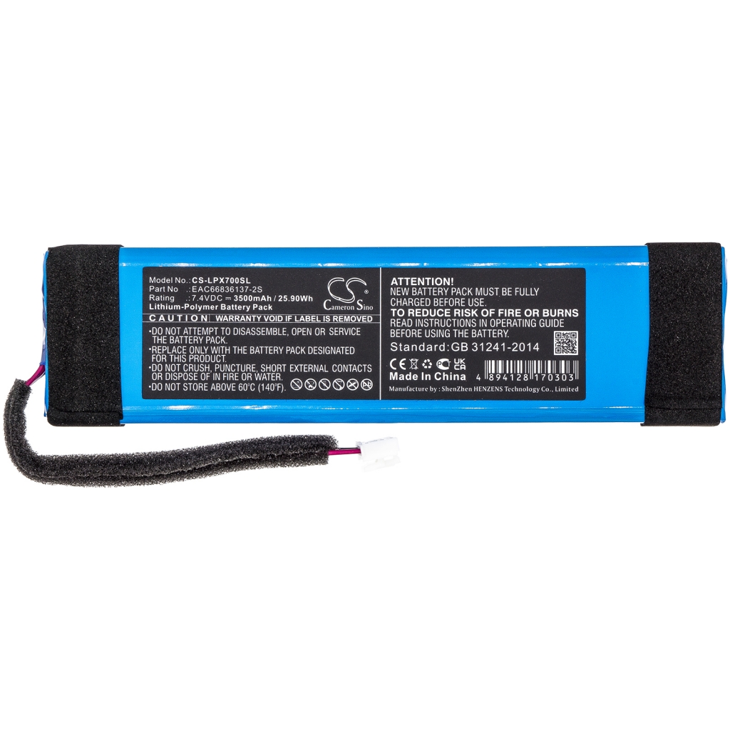 Batterier Ersätter EAC66836137-2S