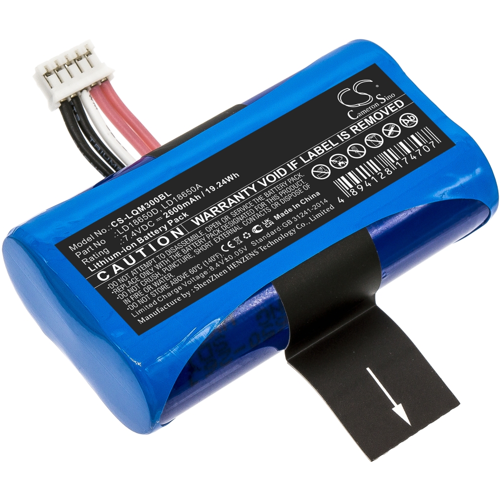 Batterier för betalningsterminaler Landi CS-LQM300BL