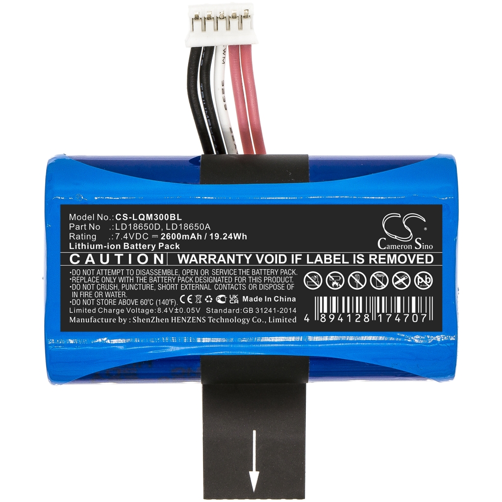 Battery Replaces LD18650D