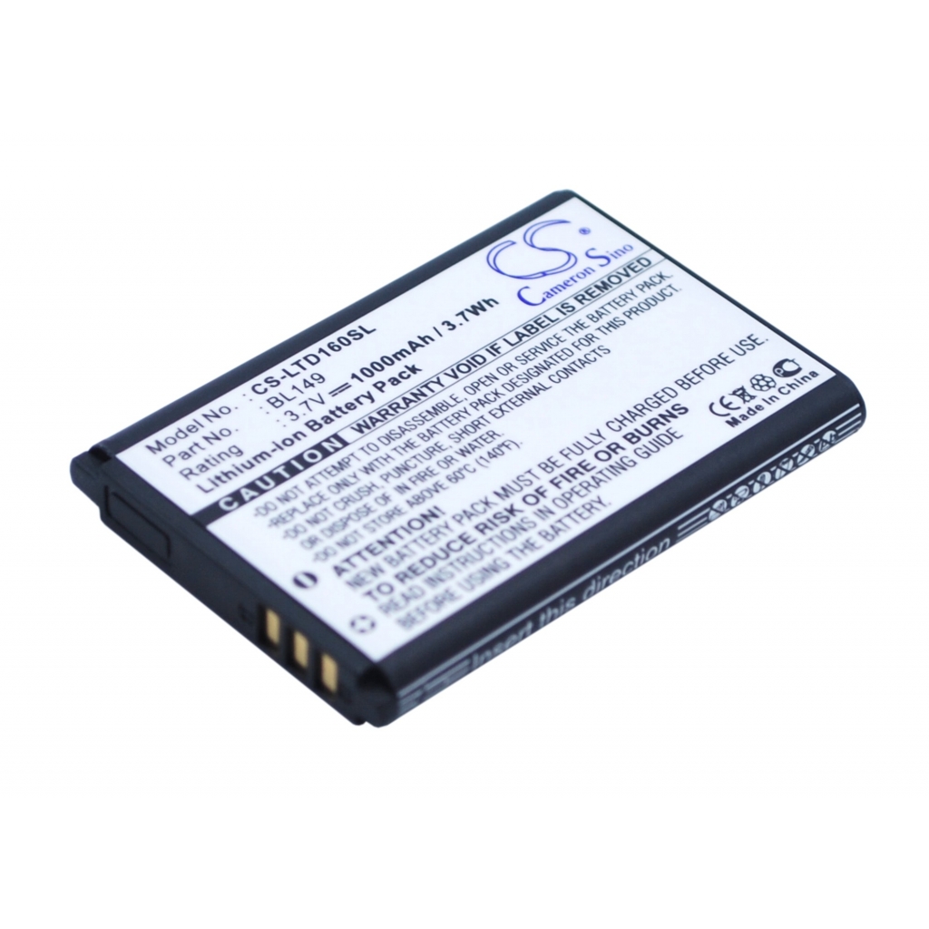 Batterier till mobiltelefoner Lenovo CS-LTD160SL